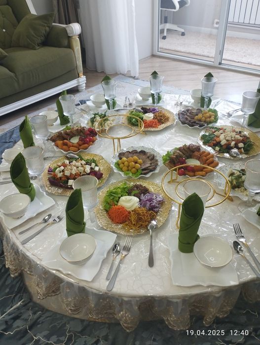 Посуточная аренда столов и посуды .