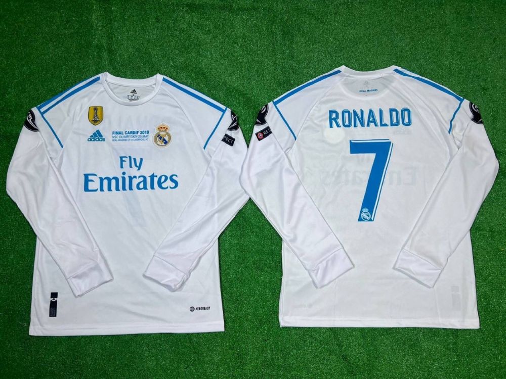 Cristiano Ronaldo - Real Madrid (Футболни тениски с дълъг ръкав)