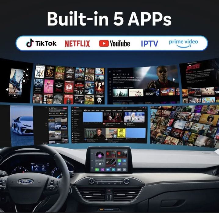 Карплей-CarPlay Mini Ai Box Android13 Поддержка Ютуб