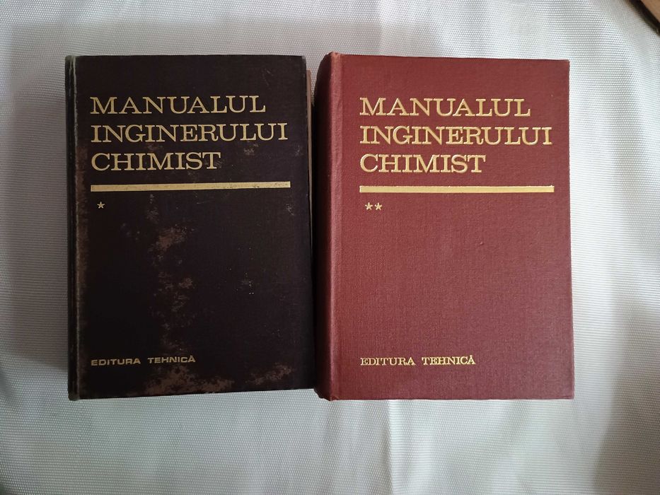 Manualul inginerului chimist-vol 1/2 -Dumitru Sandulescu