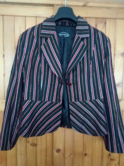 Sacou, cu dungi si fir auriu