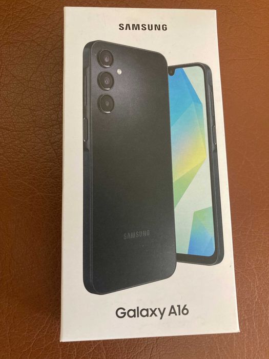 Samsung Galaxy A 16 128GB Black Нов неразпеч. 3 год. гаранция