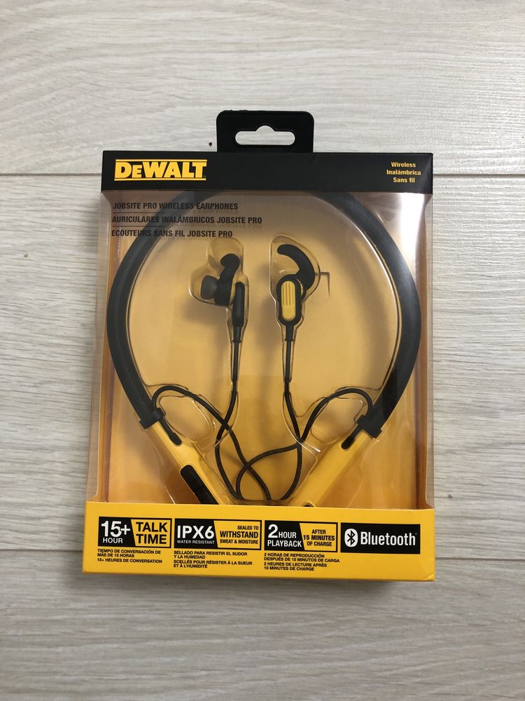 Новые Dewalt наушники