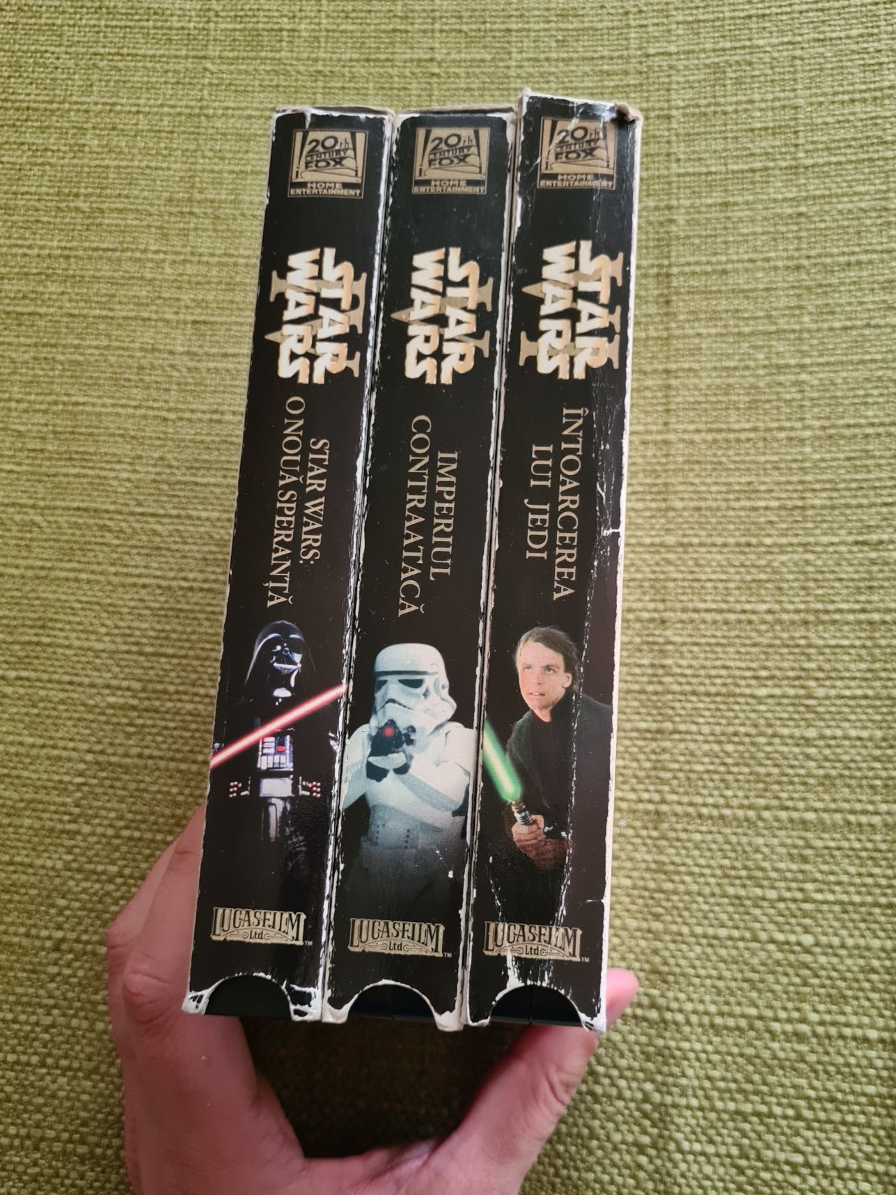 Star Wars Caseta Video Limba Romana Trilogia VHS Casete