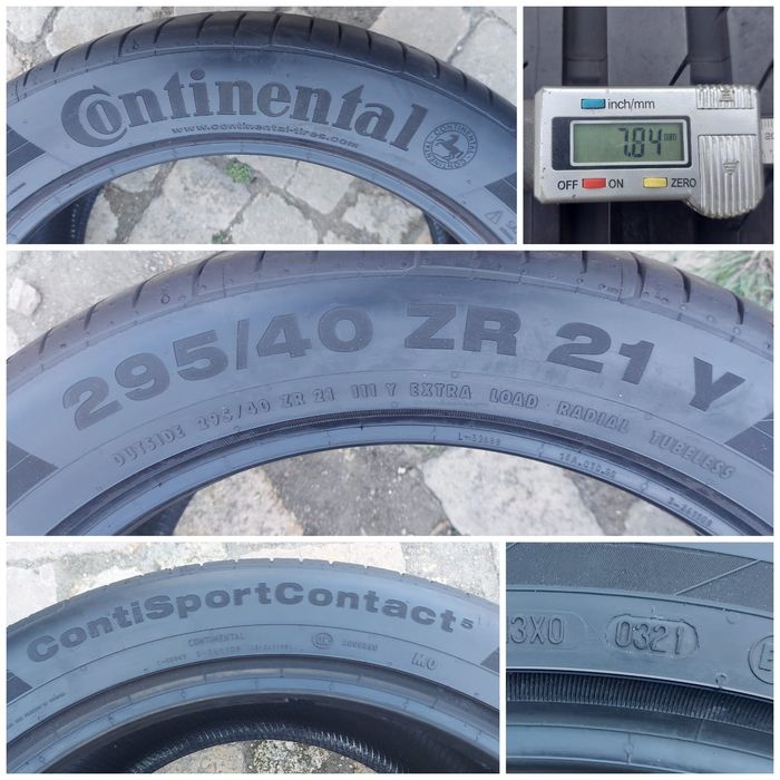 O bucată 315/295 40 R21 vară - una Pirelli Continental