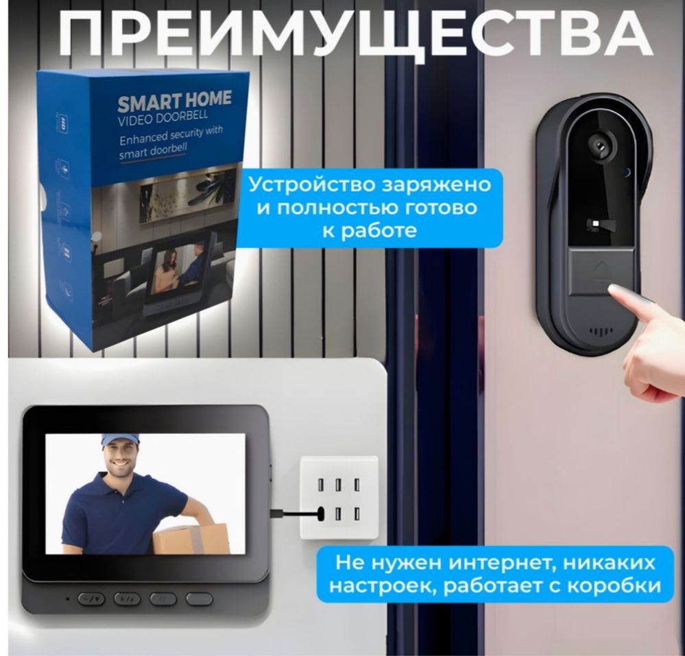 Видеодомофон, который сделает ваш дом еще безопаснее и комфортнее.