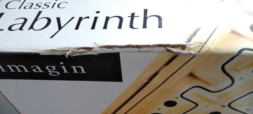 joc Classic Labyrinth - fabricat in UK - materiale naturale