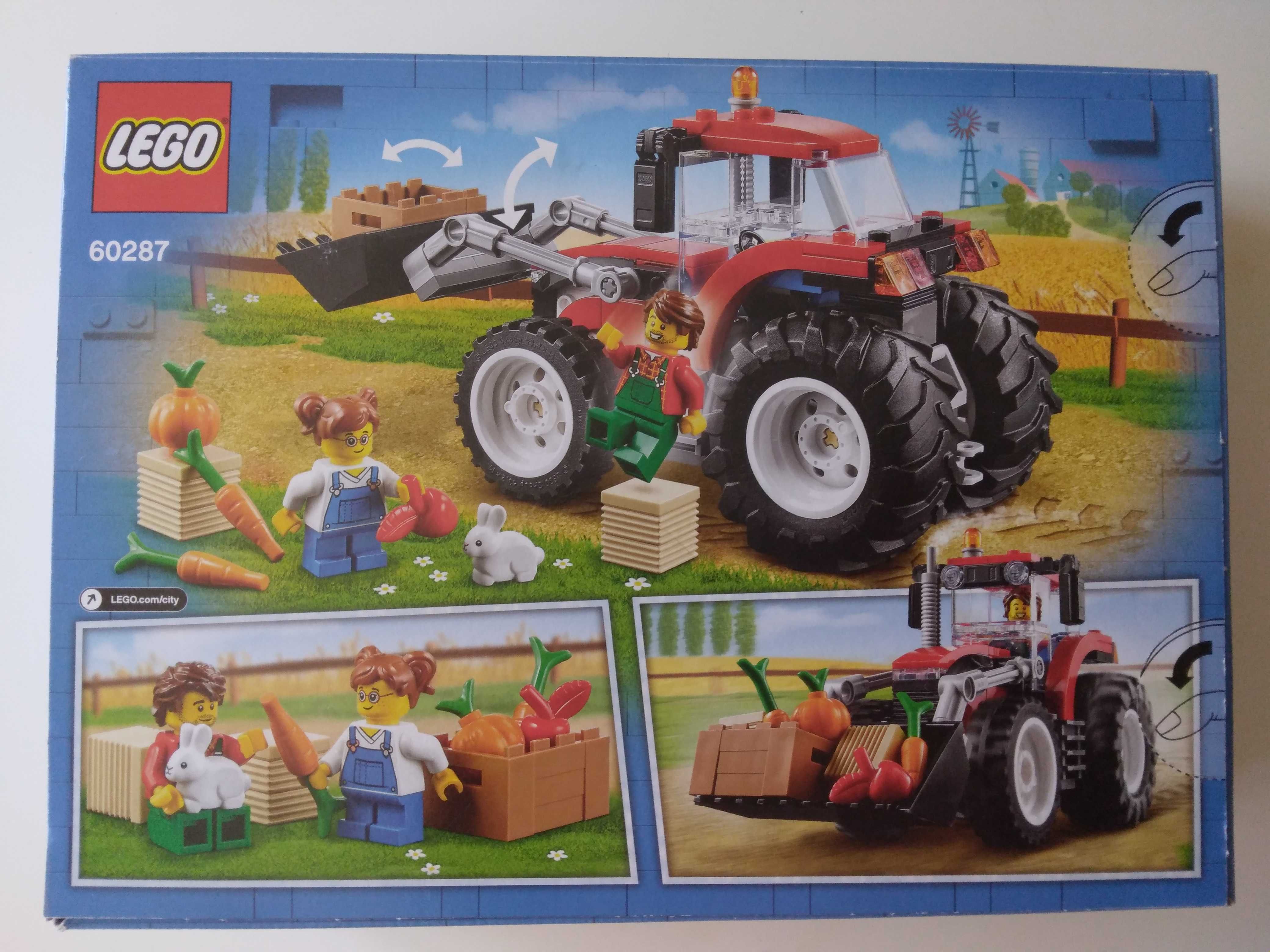 Tractorul de ferma, set de construit Lego City 60287, nou, sigilat
