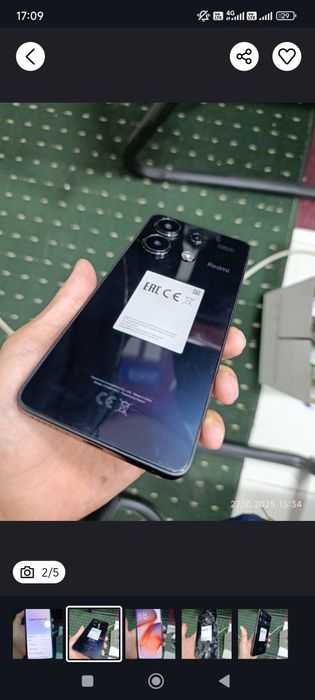 Redmi note 13 sotiladi.12/256.