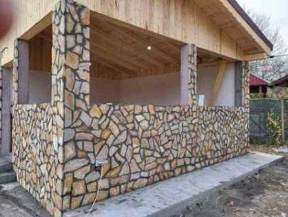 Piatra Naturală de Munte Decorativă pentru Garduri și Stâlpi