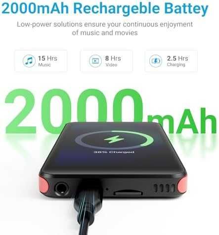 Нов MP3 MP4 Музикален плейър с тъчскрийн Spotify Bluetooth и WiFi 96GB