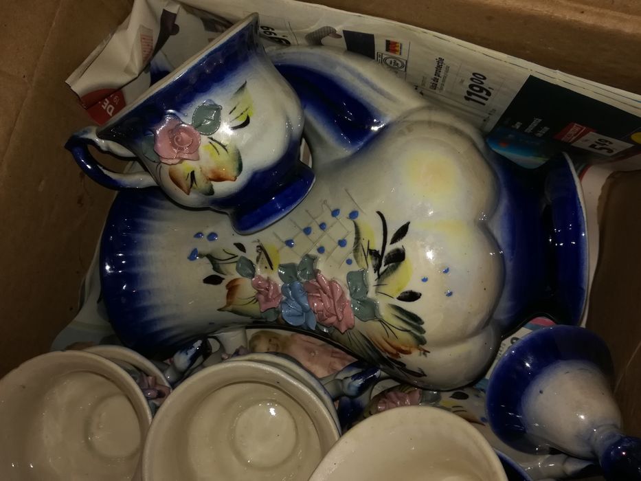 Set ceramică superbă veche.