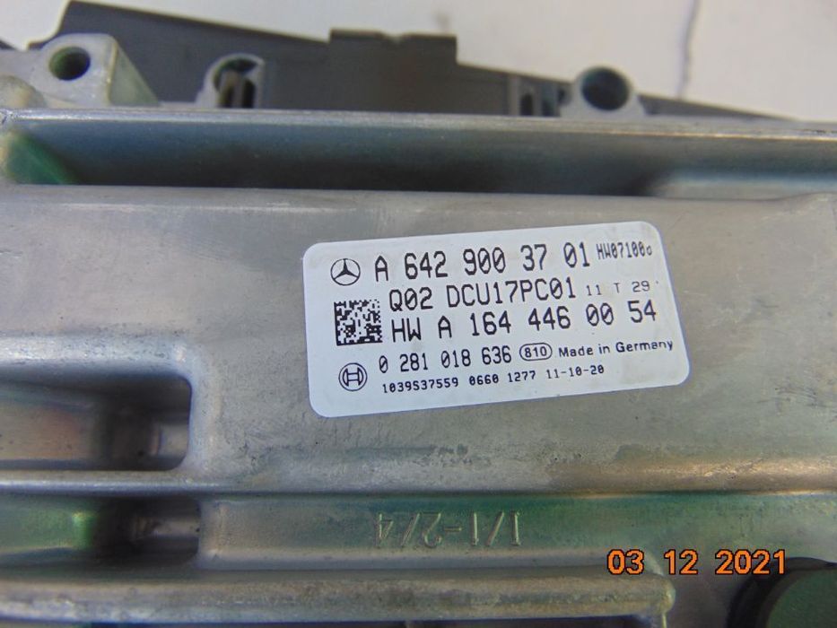 Modul control DPF Mercedes ML W166 GLE X166 GL AD Blue calculator DPF Adblue