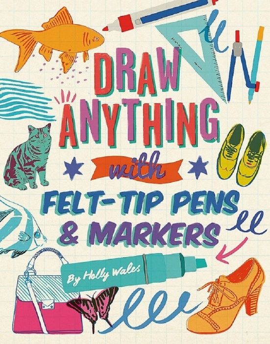 Cartea cum sa desenezi orice cu carioci si markere, invatare desen