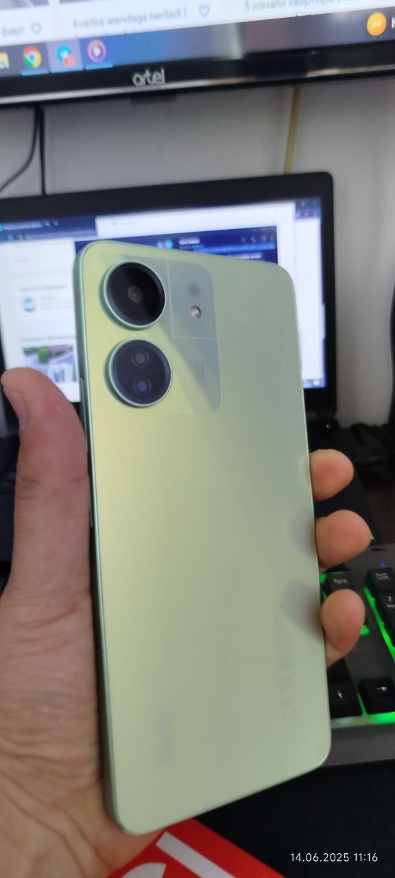 Redmi 13C Clover Green 8+4GB RAM 256GB ROM