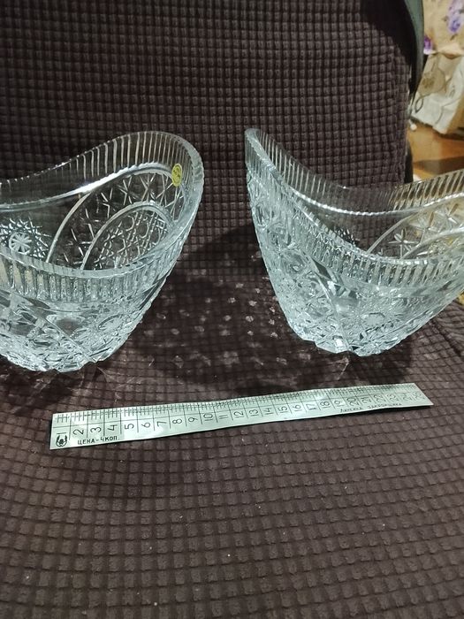 Вазы хрустальные советского союза