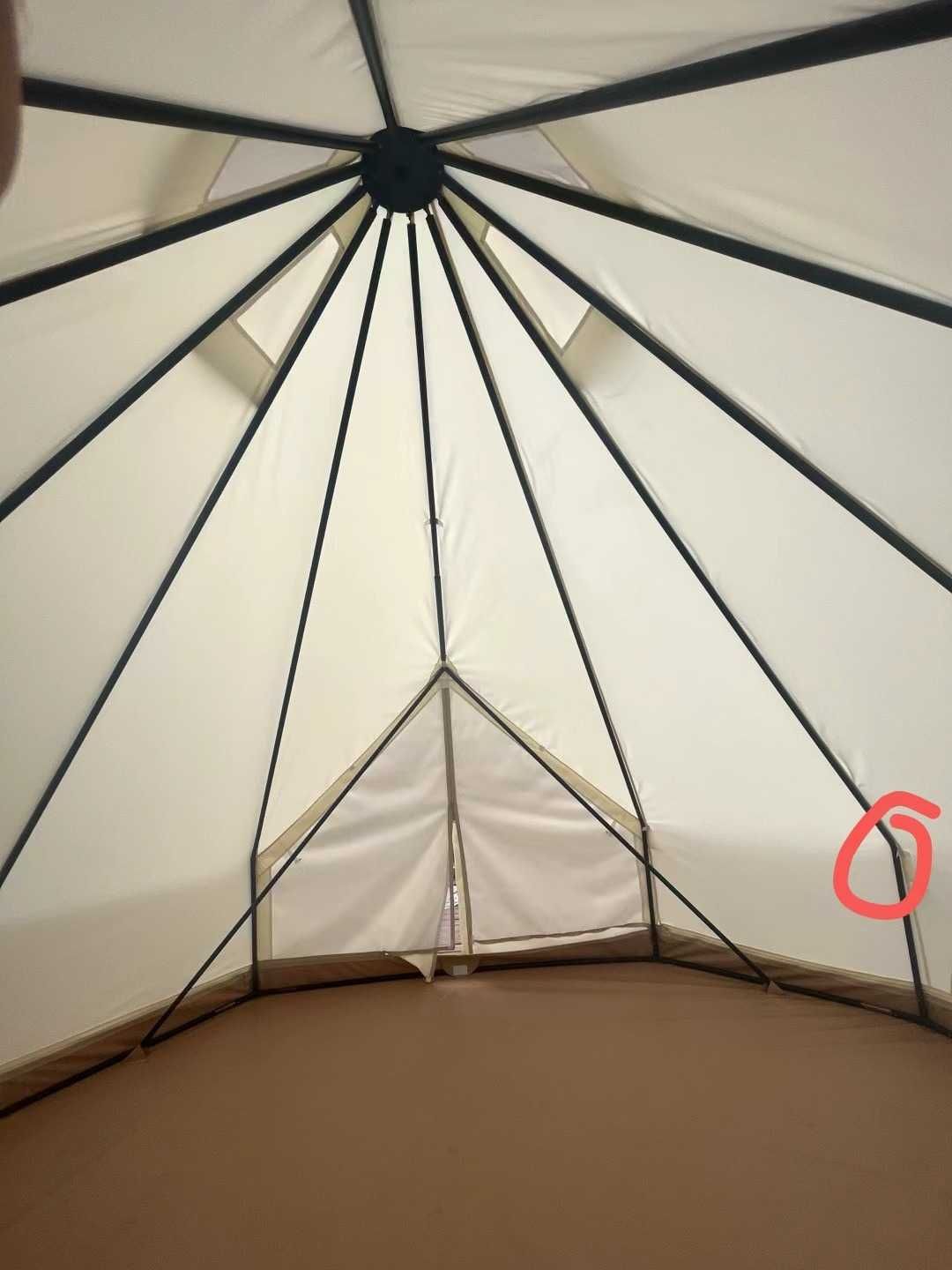 Cort Ekobell Glamping fara stalp central, diametrul 5m,  19 mp