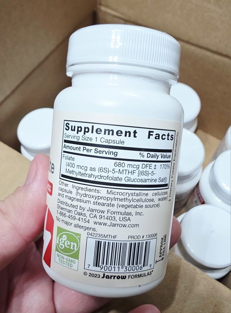 ДОСТАВКИ НЕТ Jarrow Formulas метил фолат 400 , 60шт Made in USA