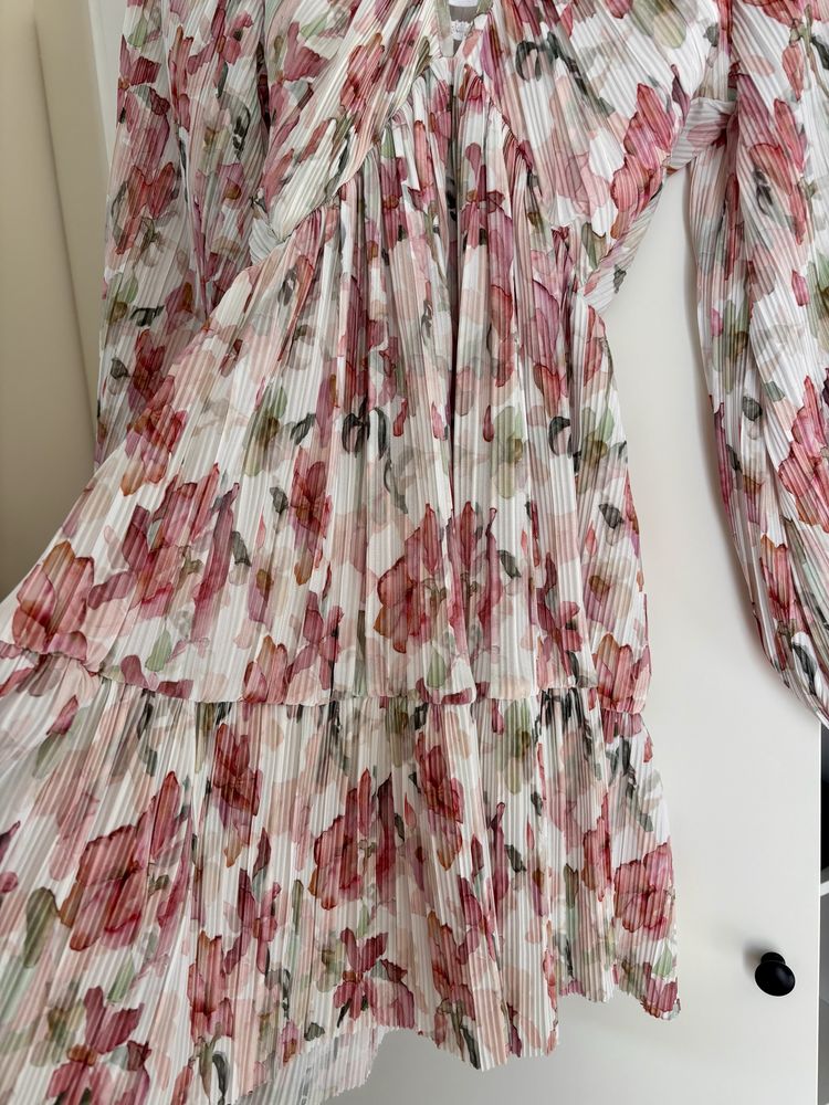 Rochie imprimeu floral xs h&m