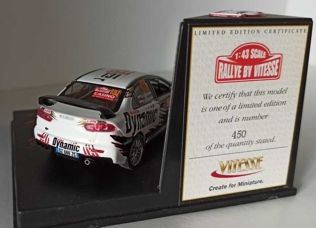 Macheta Mitsubishi Lancer EVO X Rallye Monte Carlo 2012 - Vitesse 1/43