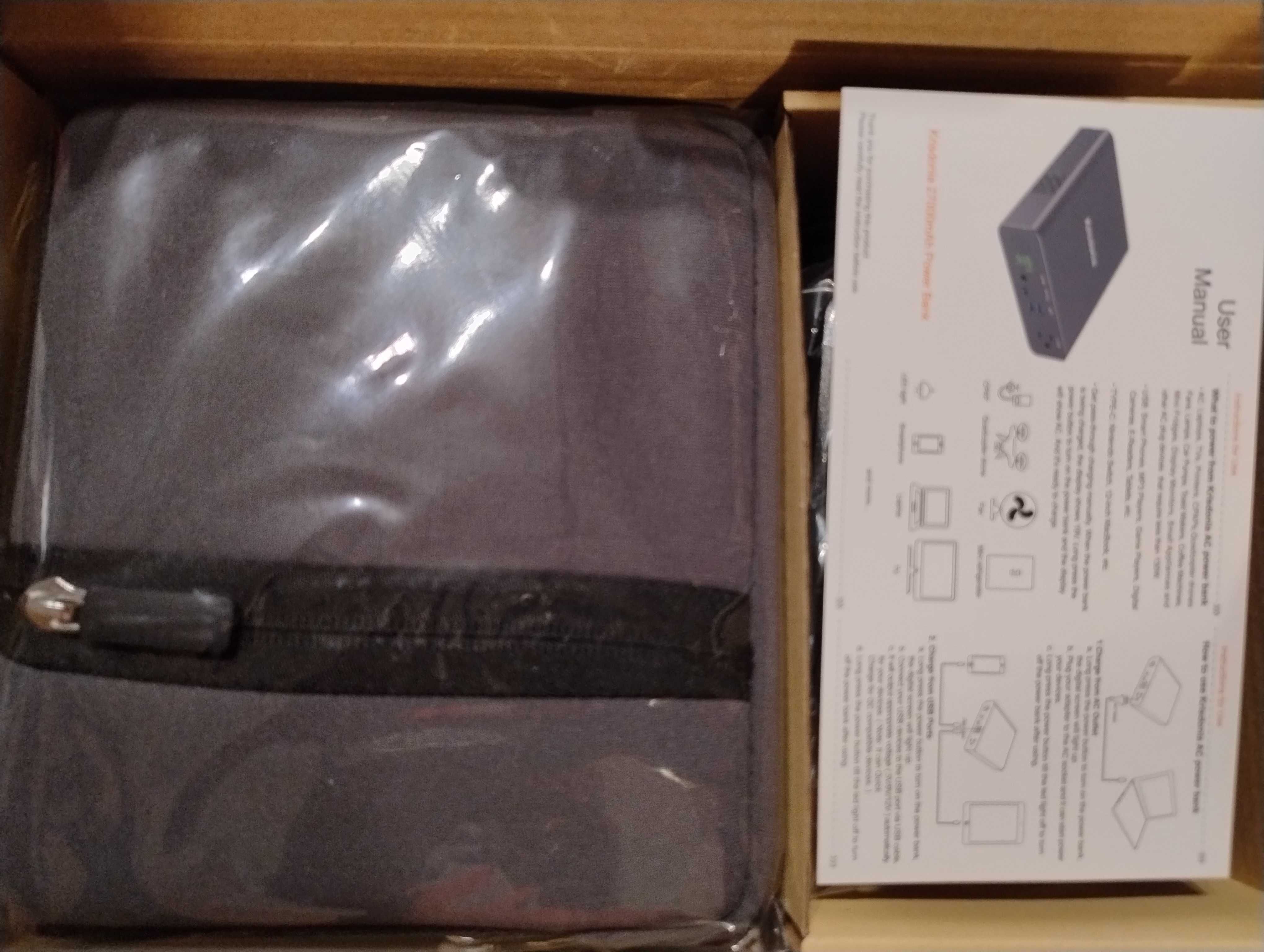 Външна батерия за лаптоп Krisdonia AC  27000mAh 130W Power Bank с 220V
