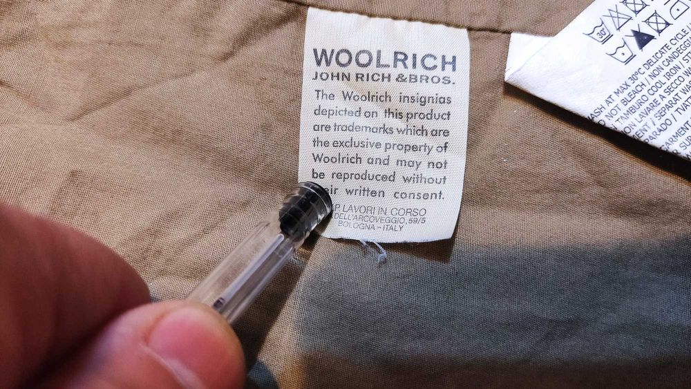 Geaca WOOLRICH Jhon Rich & Bros marimea L dama subtire trench pardesiu