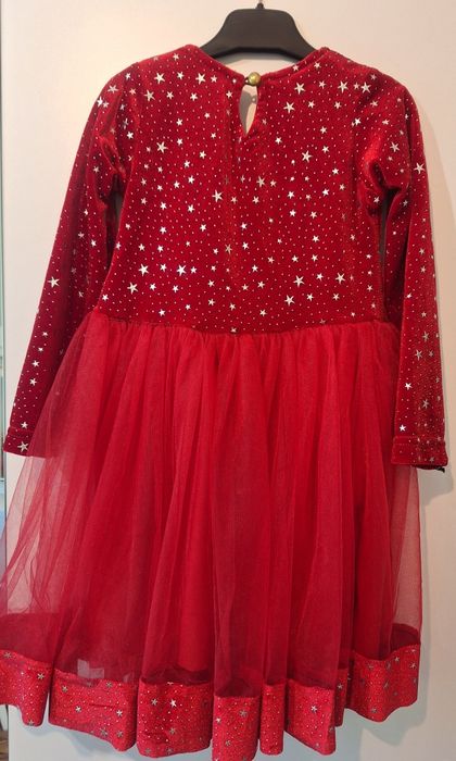 Rochie rosie fete 5-6 ani