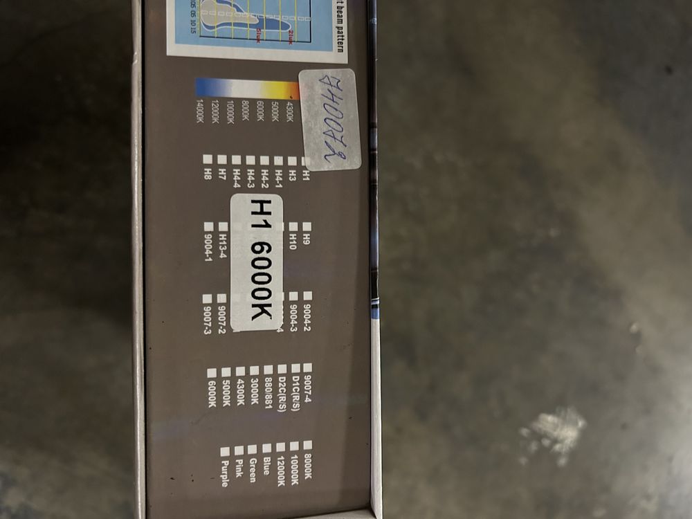 Ксенон H1 6000К