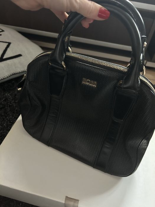 Geanta piele Hugo Boss