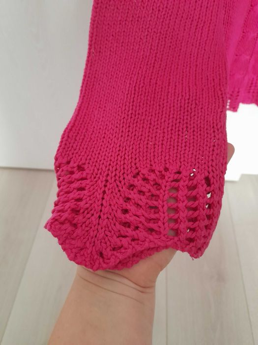 Pulover dama roz fucsia