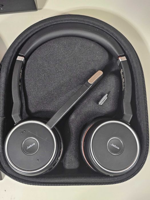 Casti Jabra Evolve 75 + stand incarcare
