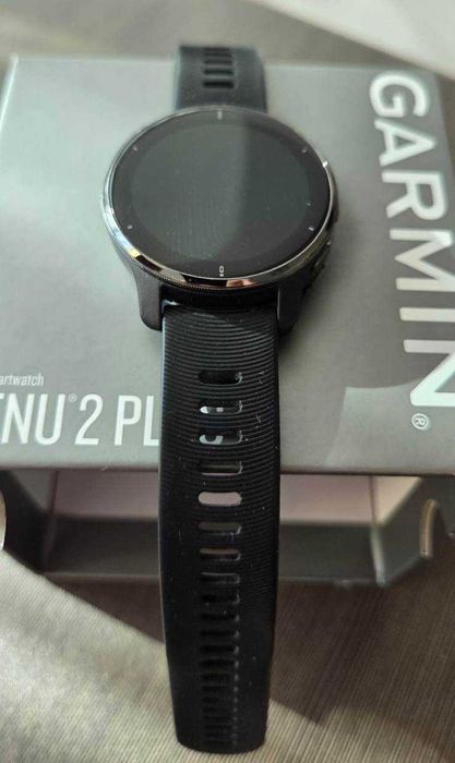 Смарт-часы Garmin Venu 2. Полный комплект: коробка + кабель.