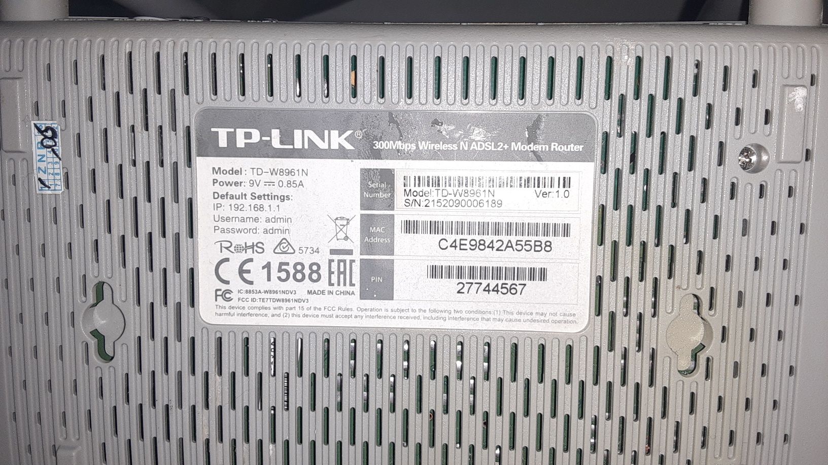 Tp-Link  Td-w8961n