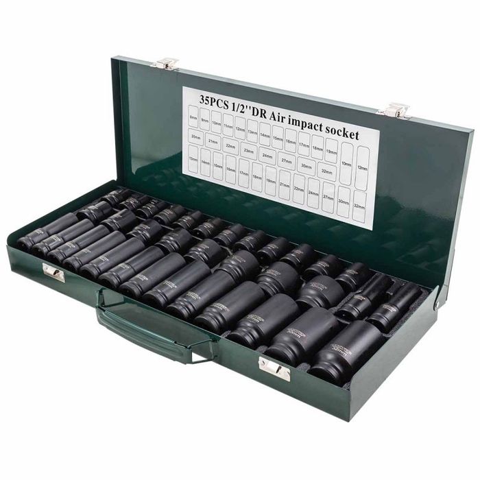 Ударни вложки 1/2”  35 части ROCKFORCE