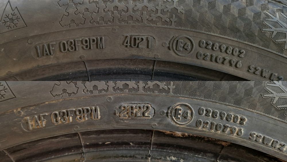 4бр 225/50/17 зимни гуми Continental TS870. Континентал