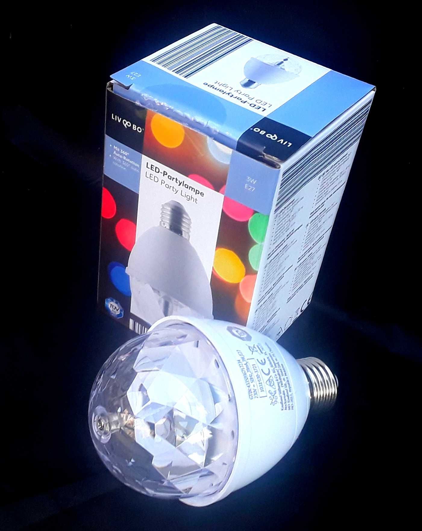 Bec cu LED-URI pentru petreceri cu sistem automat de rotire NOU-20 Lei