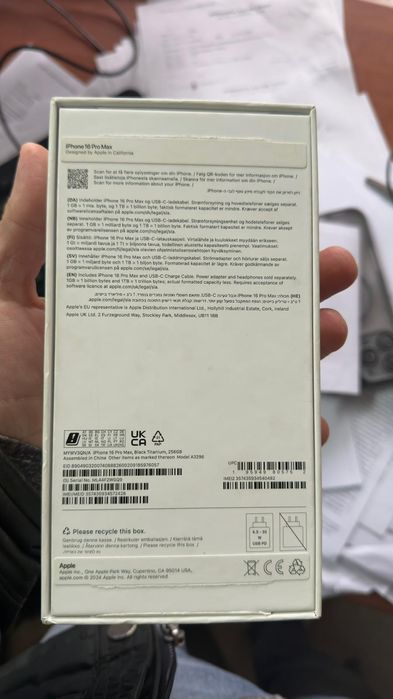 Iphone 16 pro max 256gb нов