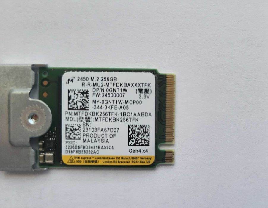 Памет Micron M.2 256GB - Gen 4x4