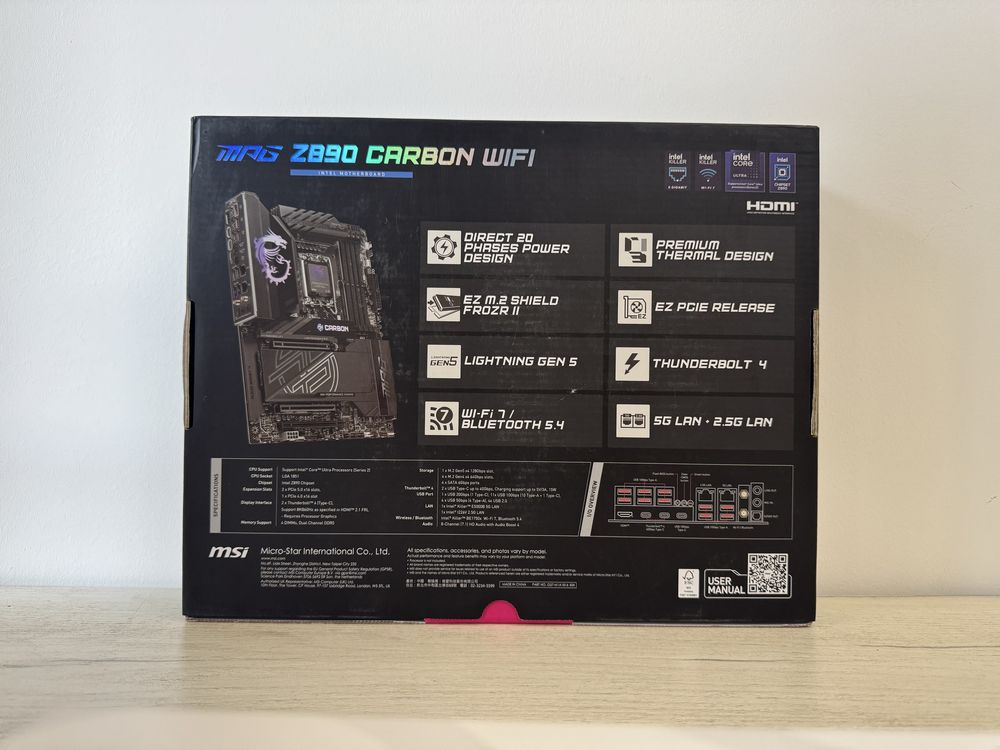 MSI Z890 Carbon