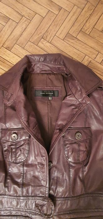Geaca piele  zara