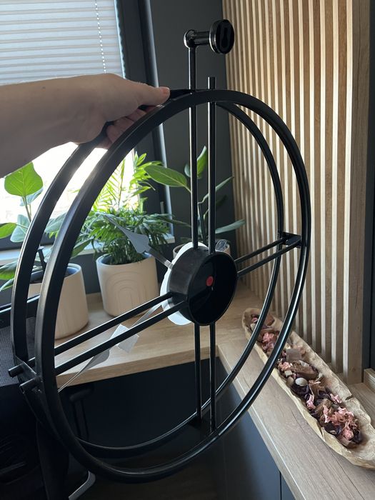 Vand ceas de perete, din metal, 50 cm diametrul