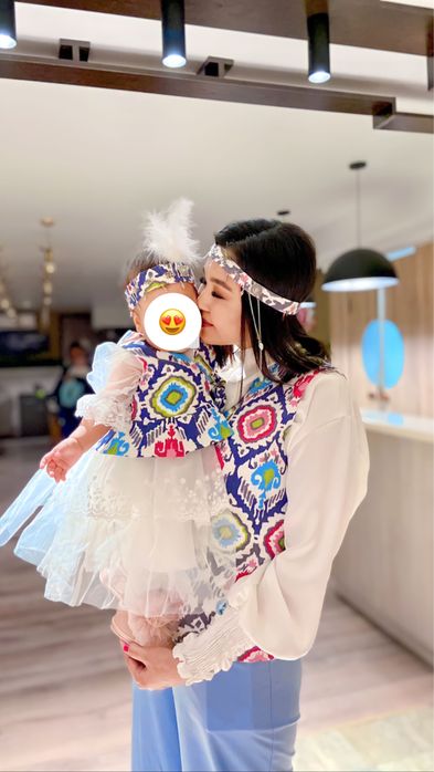 Нарядная жилетка мама доча