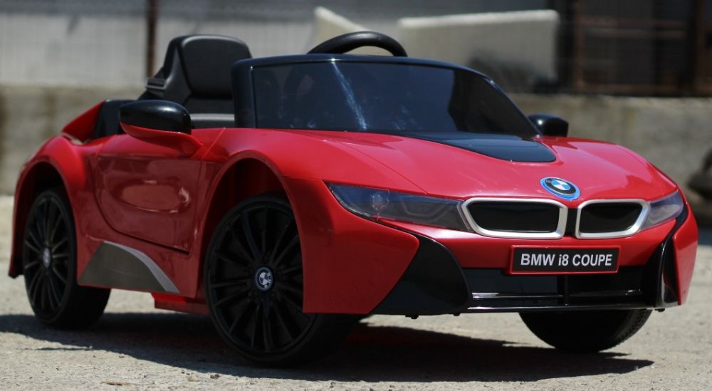 Masinuta electrică pentru copii BMW I8 Coupe 12V 2x20W #RED