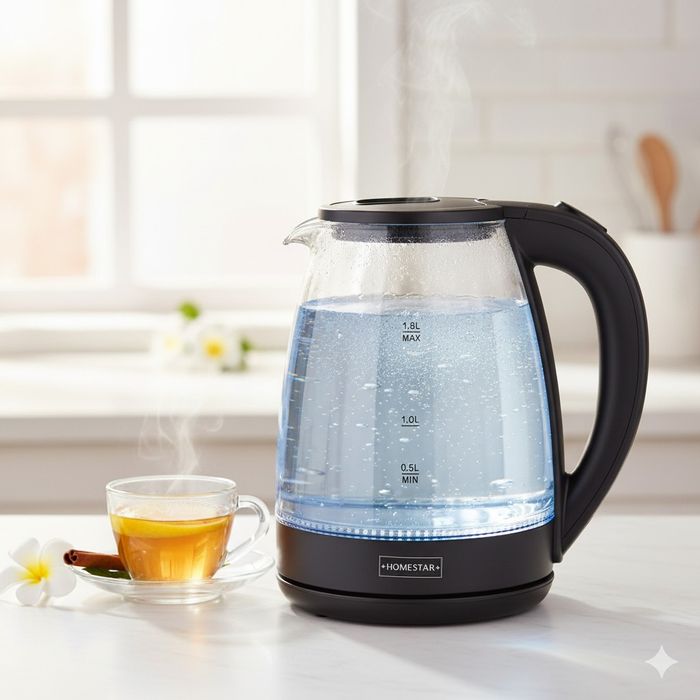 Комплект Тостер Royal Swiss SLS1057C + Електрическа кана Homestar – Ек