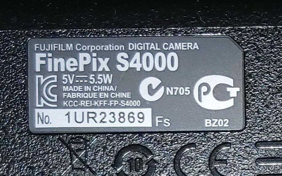 Fujifilm finepix s4000
