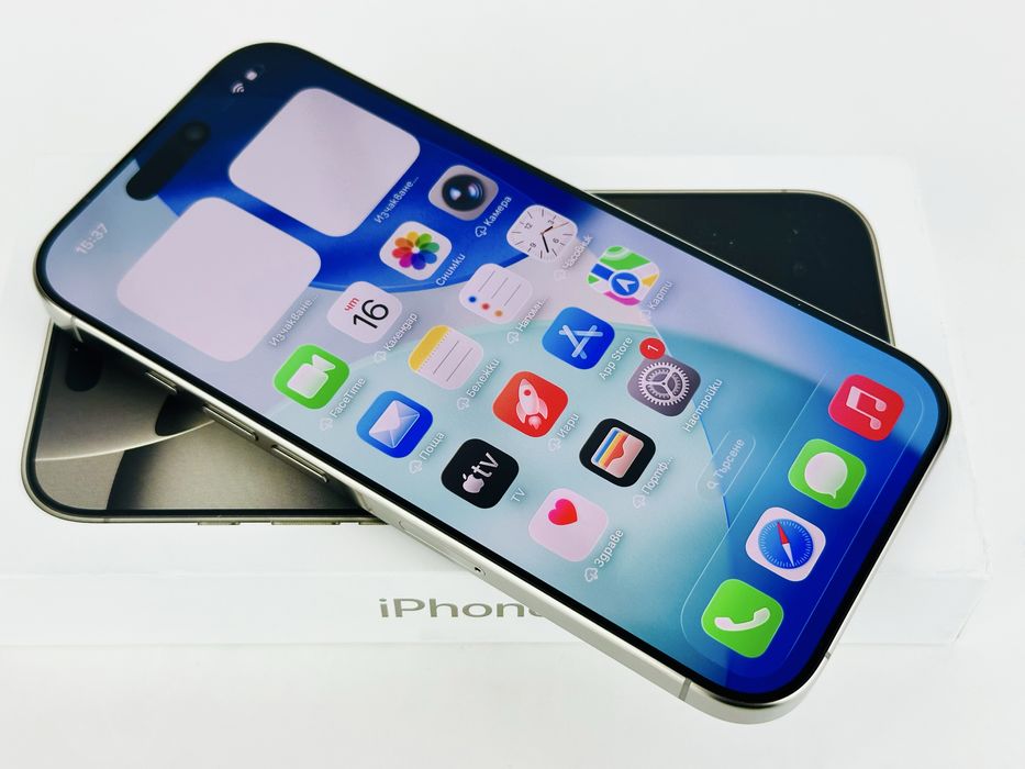 Apple iPhone 16 Pro 128GB Natural Titanium 100% Батерия! Гаранция!