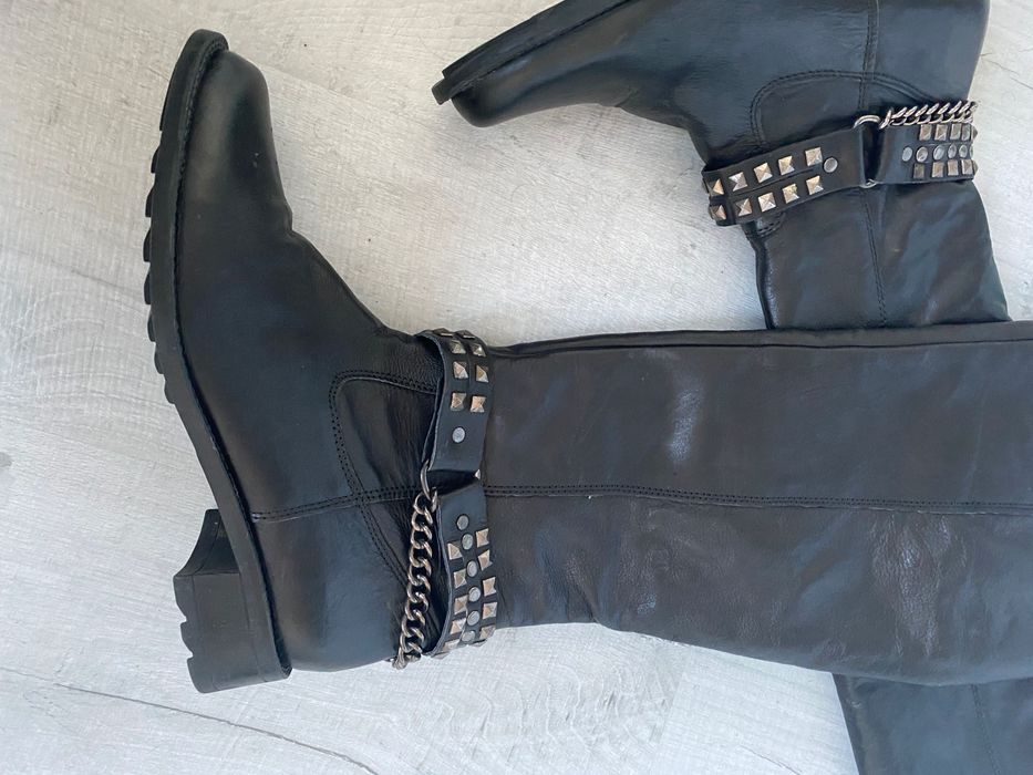 Ботуши, чизми естествена кожа