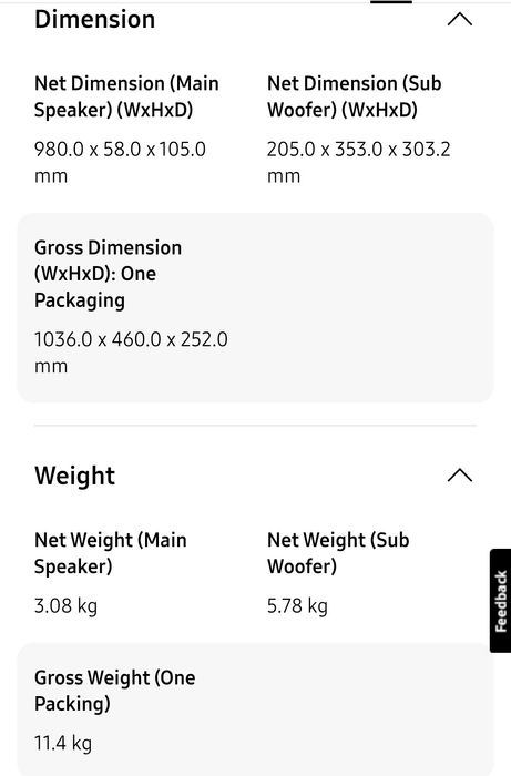 soundbar Samsung HW-A650