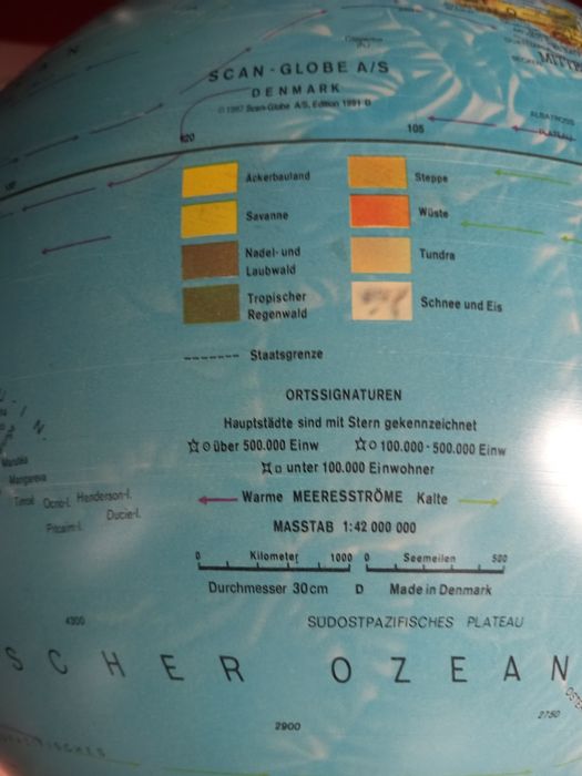 Vand Glob Pamantesc Scanglobe Danemark