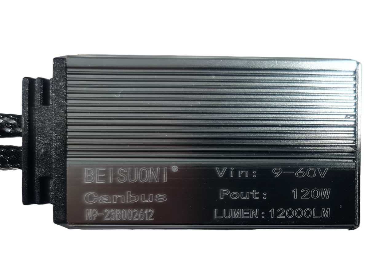 Лед крушки N9 за фарове – Н3 ВИСОК клас CANBUS,Мощни /120W